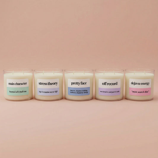 Five hand-poured soy candles gift set for millennial moms
